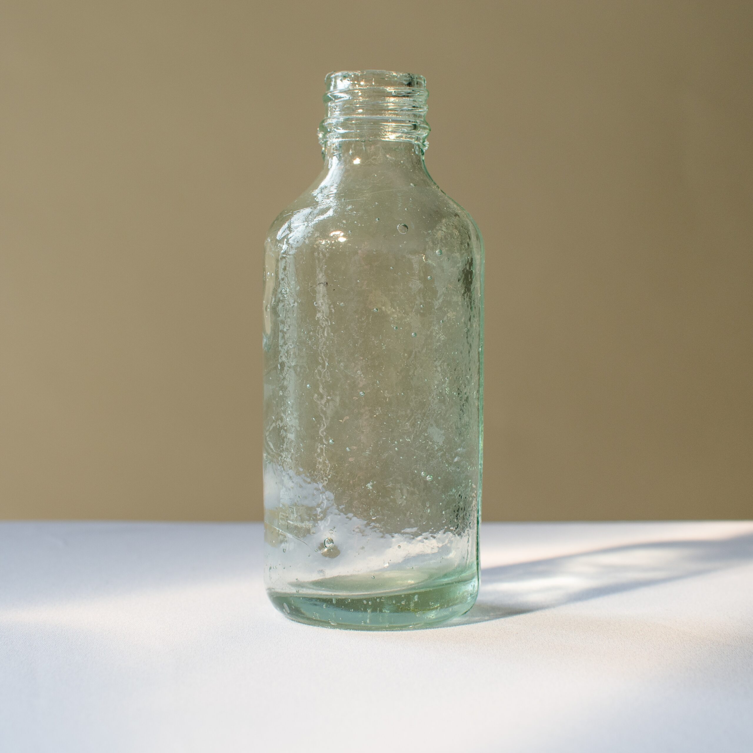 Szklane buteleczki z ekoszkła, wypożyczalnia dekoracji